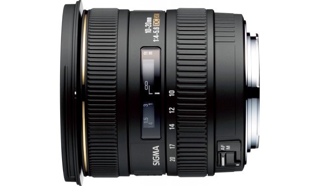 Sigma AF 10-20mm f/4.0-5.6 EX DC objektiiv Pentaxile