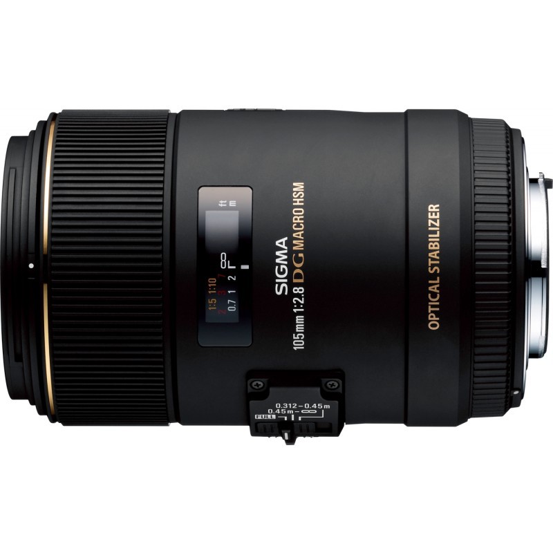Sigma 105mm f/2.8 EX DG OS HSM Macro objektiiv Canonile
