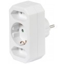 Vivanco adapter 2×Euro + 1×Schuko (17462)