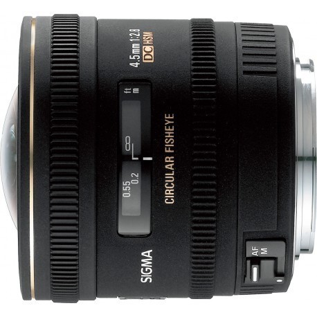 Sigma 4.5mm f/2.8 EX DC Circular Fisheye objektiiv Canonile
