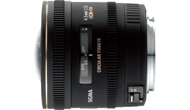 Sigma 4.5mm f/2.8 EX DC Circular Fisheye objektiiv Nikonile