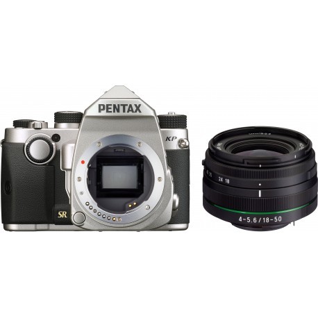 Pentax KP + DA 18-50mm RE Kit, hõbedane