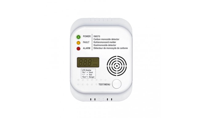 Smartwares RM370 White, Carbon monoxide alarm