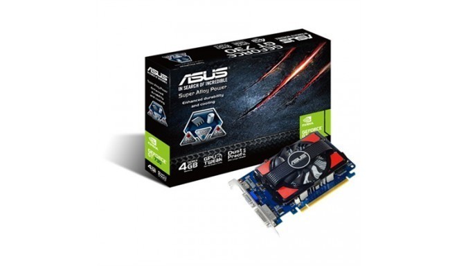 GT730-4GD3 ASUS nVidia GeForce GT 730 4GB 128-Bit DDR3 PCI Express 2.0  D-sub/