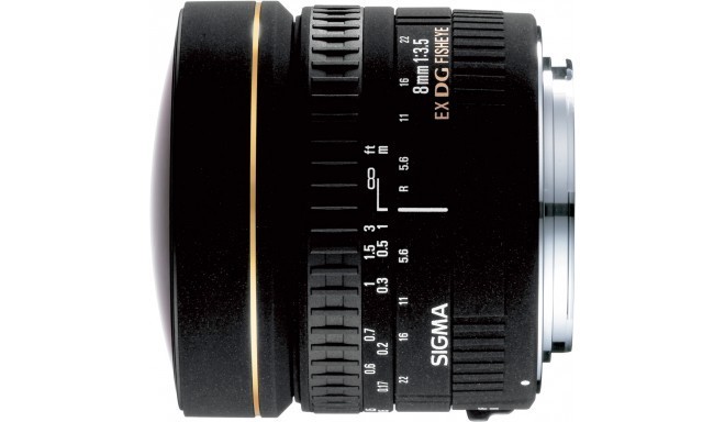 Sigma 8mm f/3.5 EX DG Circular Fisheye objektiiv Canonile