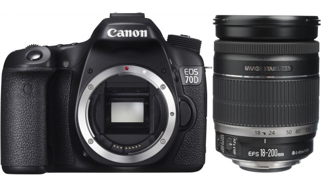 Canon EOS 70D корпус + 18-200мм IS Kit