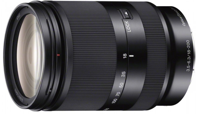 Sony E 18-200mm f/3.5-6.3 OSS, black