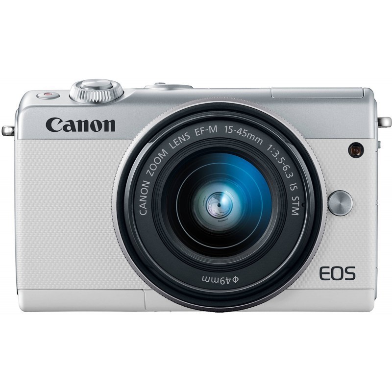 Canon EOS M100 + EF-M 15-45 мм IS STM, белый