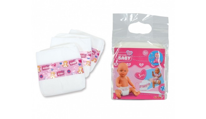 Simba diapers New Baby Born 3pcs