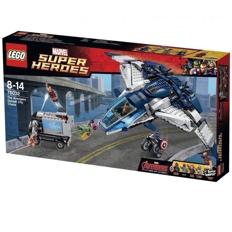 Lego toy blocks Lego Super Heroes The Avengers Quinjet City Chase ...