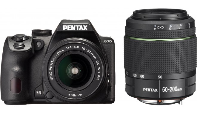 Pentax K-70 + DA 18-50 мм RE + 50-200 мм WR Kit