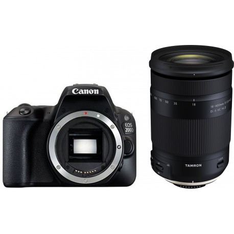 Canon EOS 200D + Tamron 18-400 мм, черный