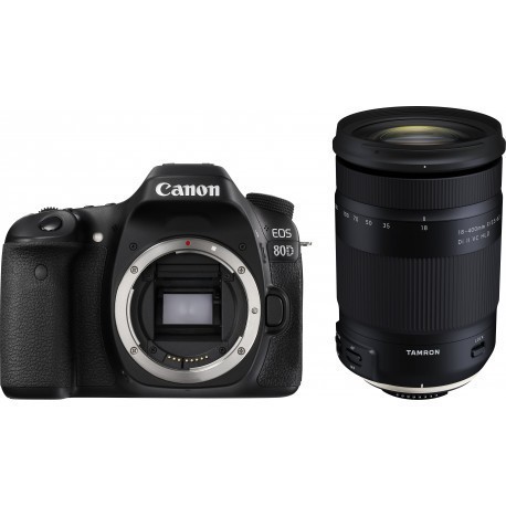 Canon EOS 80D + Tamron 18-400 мм
