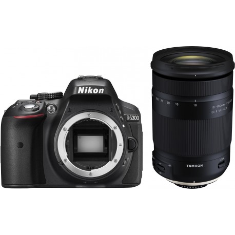 Nikon D5300 + Tamron 18-400 мм, черный