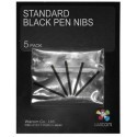 Wacom pen nibs, black 5pcs