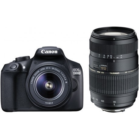 Canon EOS 1300D + 18-55mm DC + Tamron 70-300mm Di LD
