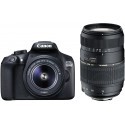 Canon EOS 1300D + 18-55mm DC + Tamron 70-300mm Di LD