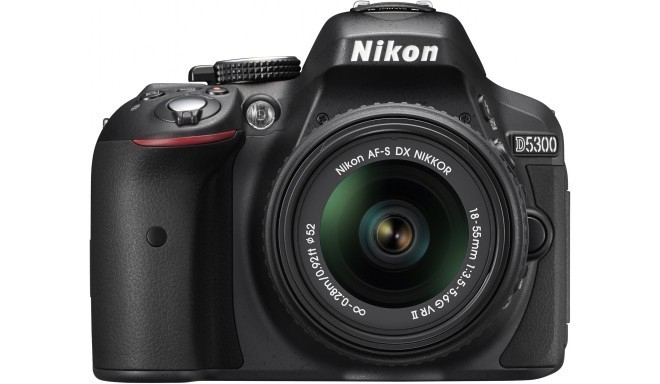 Nikon D5300 + 18-55mm VR II Kit, black