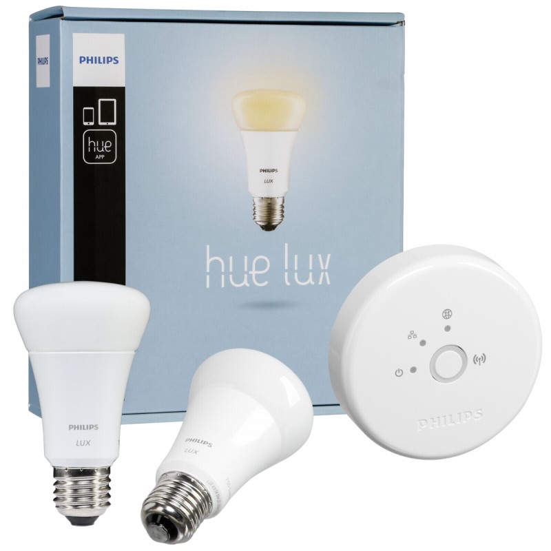 Philips Hue Lux Lampe Starter Set incl. Bridge 1.0 - lightbulbs -