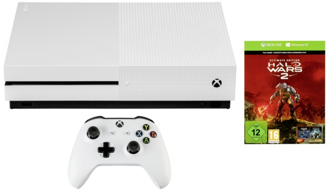 Microsoft Xbox One S 1TB + Halo Wars 2 (USK12)
