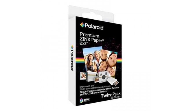 Fotopaber Polaroid  Premium ZINK 2 x 3" / 20 paberit
