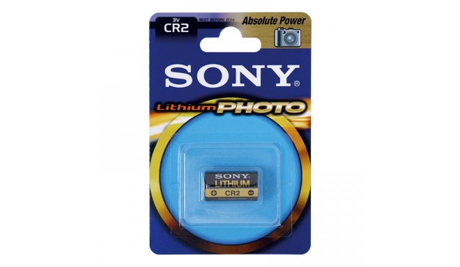 1 x CR2 liitium patarei, Sony