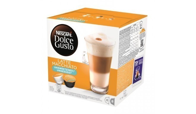 Kohvikapslid Nescafe Dolce Gusto Latte Macchiato (magustamata)
