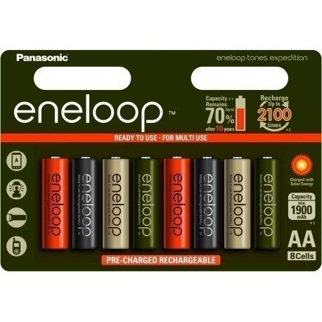 Panasonic eneloop aku AA 1900 8B Expedition