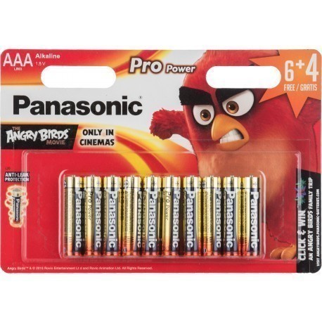 Panasonic Pro Power baterija LR03PPG/10B (6+4) AB