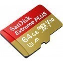 SanDisk memory card microSDXC 64GB Extreme Plus A1
