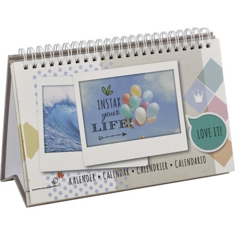 Fujifilm Instax Wide calendar 13 photos