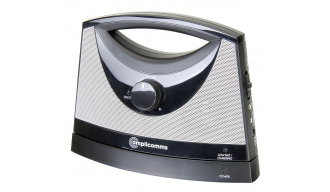 Amplicomms speaker TV Sound Box, black/silver