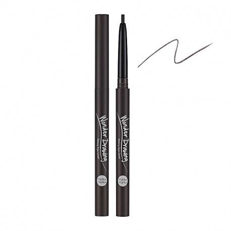 Holika Holika silmapliiats Wonder Drawing Skinny Eyeliner 02 Wood Gray