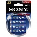 4 x AA patareid Sony Stamina Plus
