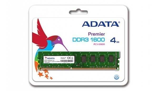 Adata RAM DDR3 4GB 1600MHz 11CL, 1,5V