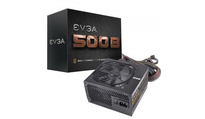 EVGA power supply unit 500 B1 500W 80 PLUS Bronze