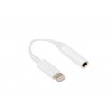 LIGHTNING TO STEREO 3.5 MM AUDIO ADAPTER CABLE, WHITE