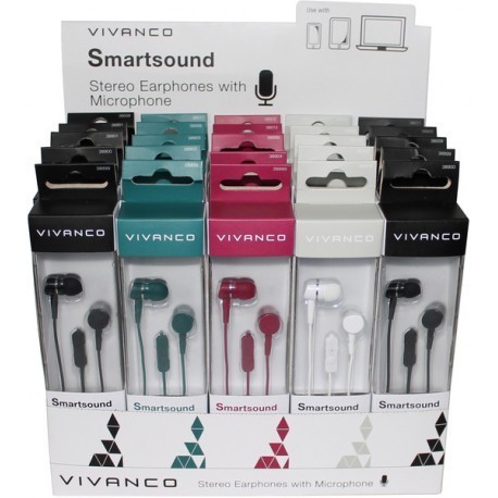 Vivanco kõrvaklapid + mikrofon Smartsound 4 (38899)