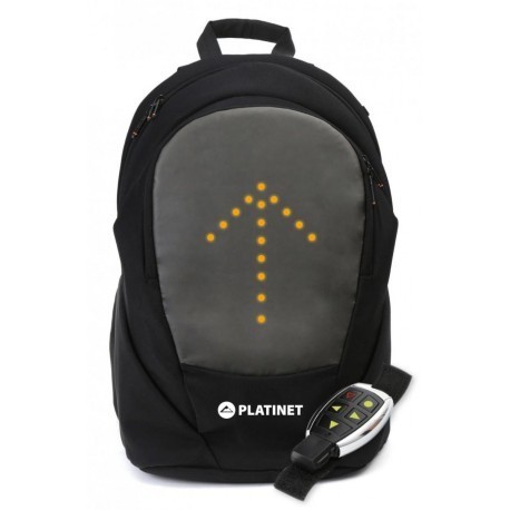 Platinet seljakott 15,6" Bike LED Blinker