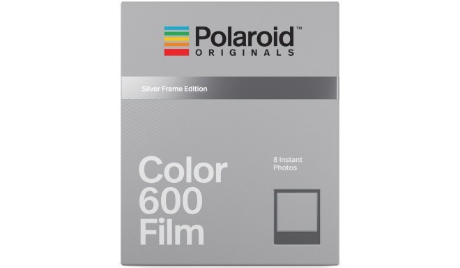 Polaroid 600 Color Silver Frame