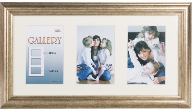 Photo frame Ema Gallery 20x40/3/10x15, bronze (VF3968)