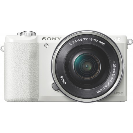 Sony a5100 + 16-50mm Kit, valge