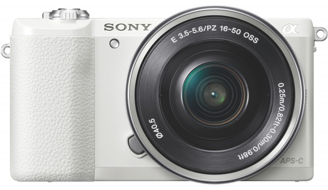 Sony a5100 + 16-50mm komplekts, balts