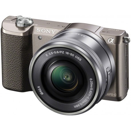 Sony a5100 + 16-50mm Kit, pruun