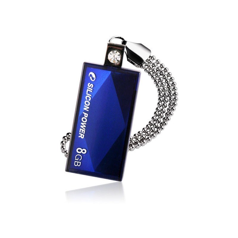 Silicon Power флешка 8GB USB 2.0 Touch 810, синий