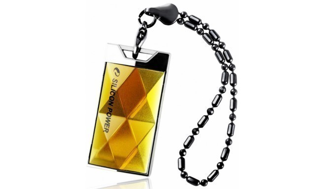 Silicon Power flash drive 4GB USB 2.0 Touch 850, amber