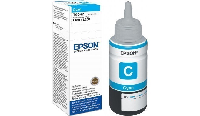 Epson чернила bottle T6642, синий