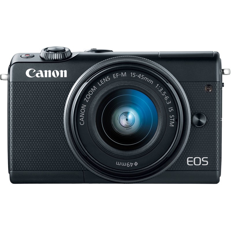 Canon EOS M100 + EF-M 15-45mm + 55-200mm IS STM, black - Mirrorless ...