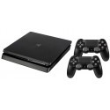 Sony PS4 Slim 500GB Jet Black incl 2 DS4 Controller