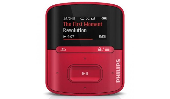 Philips GoGEAR MP3 player SA4RGA04RF Raga 4GB